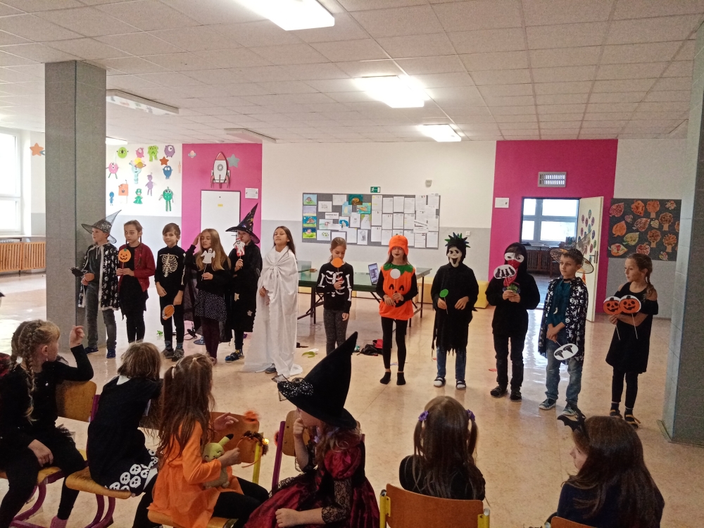 Halloweenská říkadla ve 4. A
