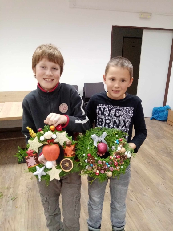 Adventní tvoření 1. A, 4. A