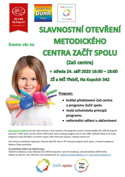 Slavnostní otevření ZaS centra