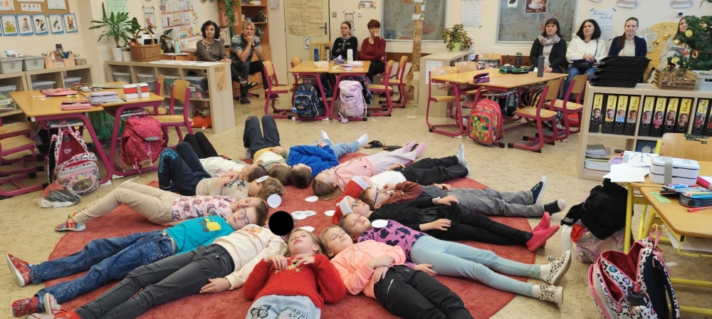 Vzdělávací akce "Den ve třídě Začít spolu" ve 2. B 9. 12. 2025