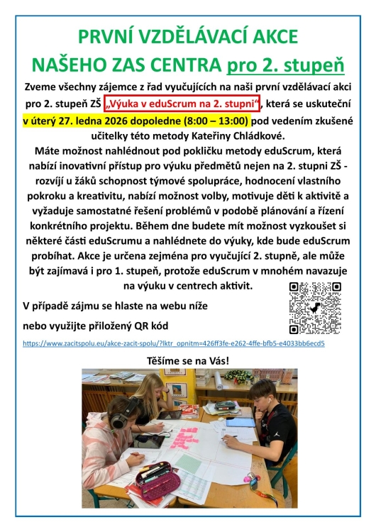 Výuka v eduScrum na 2. stupni