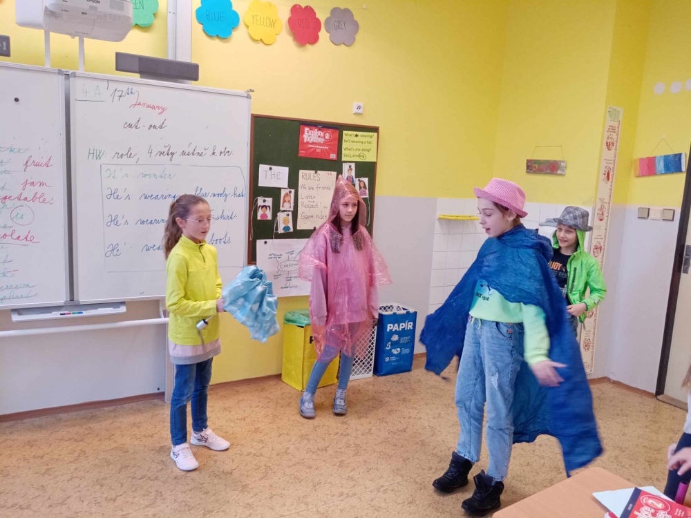 Divadlo „Water fight“ v AJ u čtvrťáků