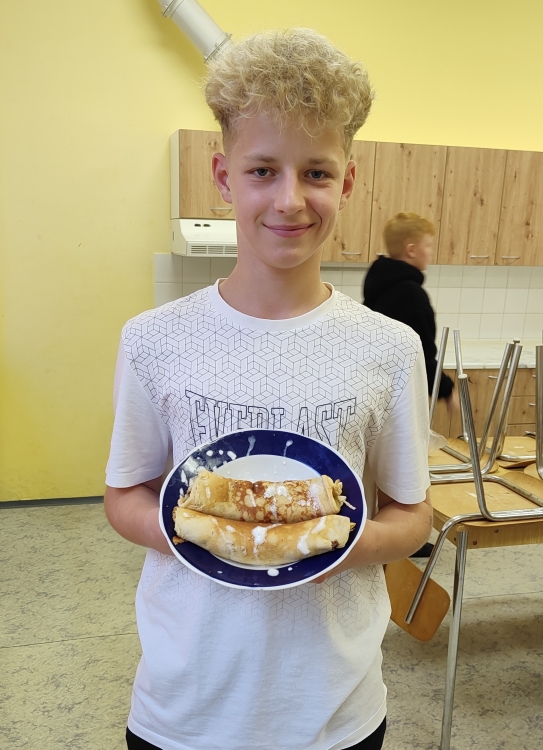 Třídy 8. ročníku vařily ve cvičné kuchyni