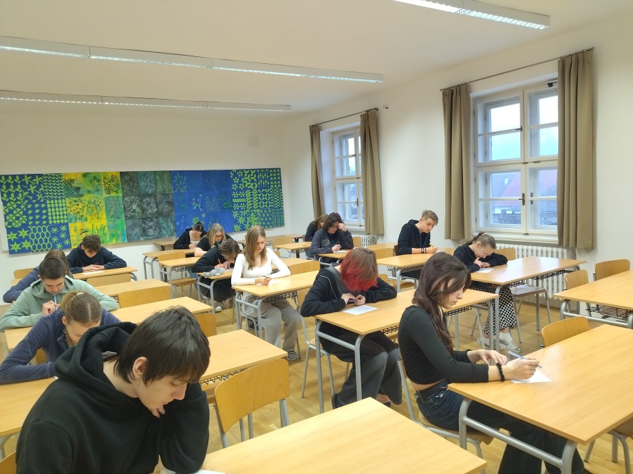 Okresní kolo konverzační soutěže v AJ