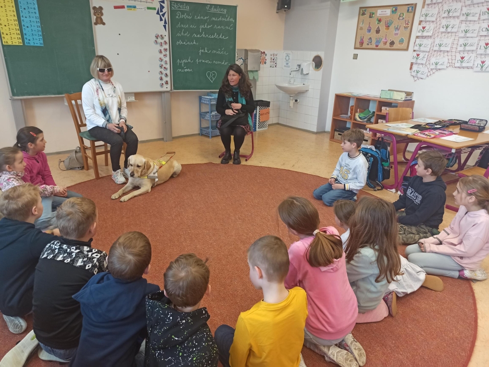 2. A – Návštěva vodicího pejska