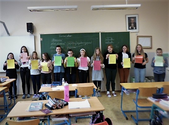 Čtvrtletní „vysvědčení“ v 6. A