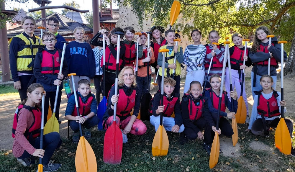 Šesťáci na adaptačním kurzu Šesťáci na adaptačním kurzu