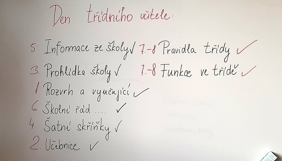 Den třídního učitele v 6. A