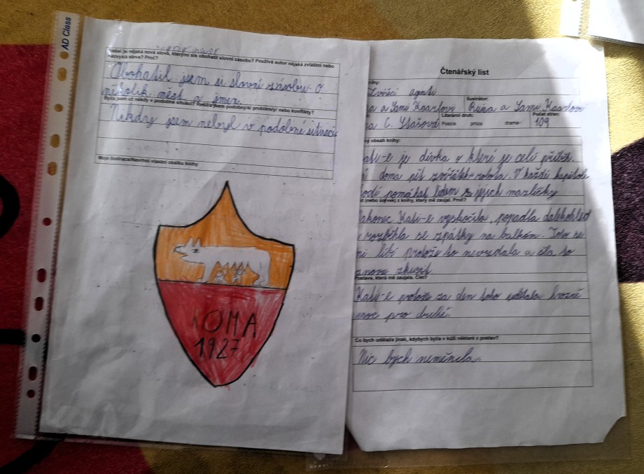 První čtenářská dílna