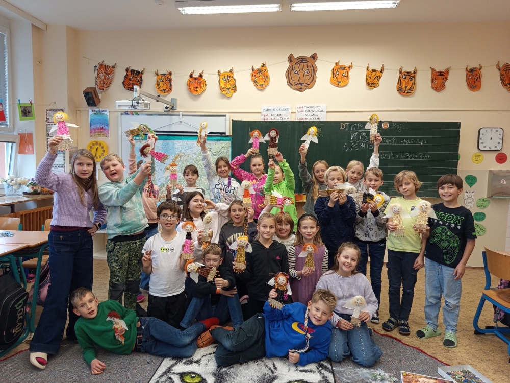Tygři ze 4. B + Andělské tvoření