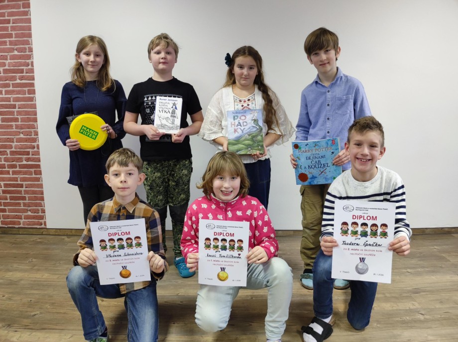 Recitační soutěž 1. stupně – školní kolo