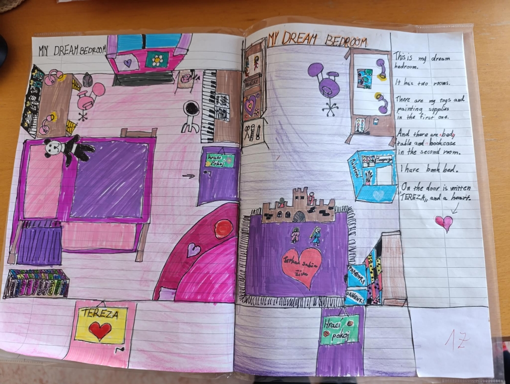 Můj pokoj v angličtině 5. A