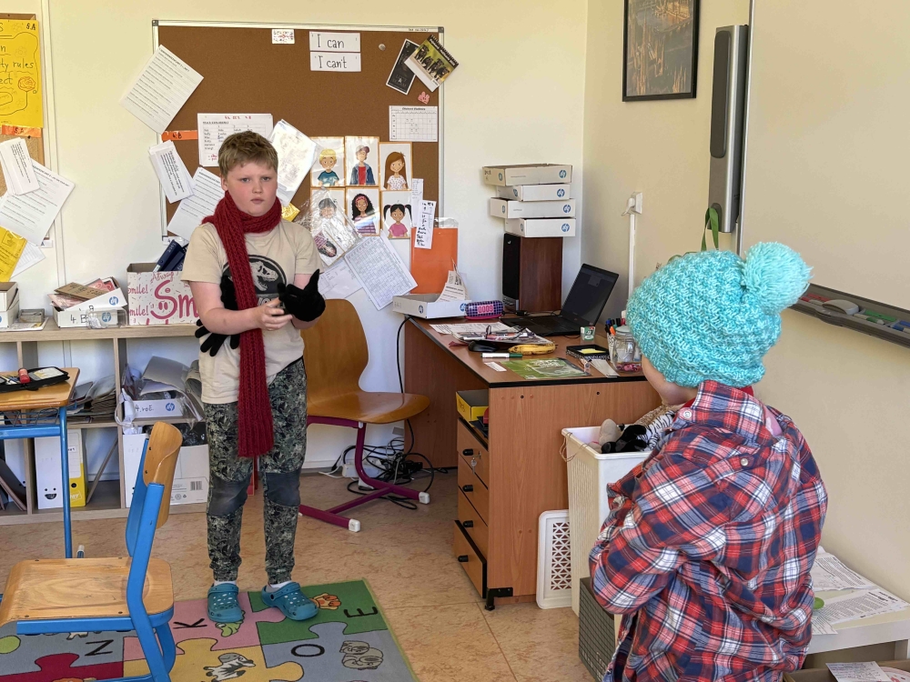 Divadlo z cizí planety v angličtině čtvrťáků