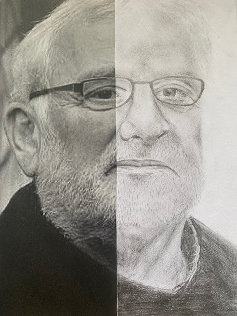 Kresba lidského obličeje