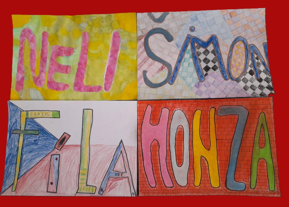 Moje jméno ve výtvarné výchově