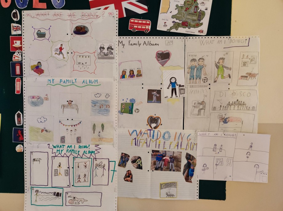 Projekt angličtiny páťáků „My family album“