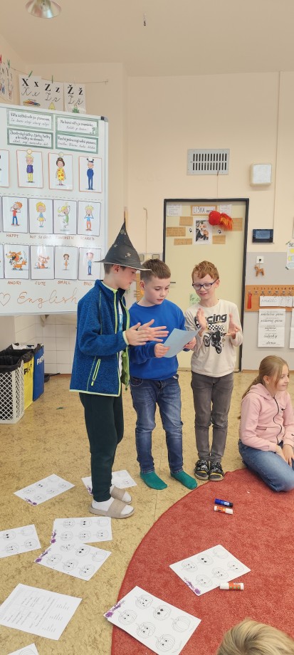 Halloweenské učení ve 3. B