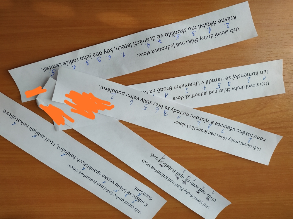 Jan Amos Komenský v 5. B