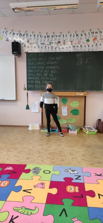 Recitační soutěž v 1. A
