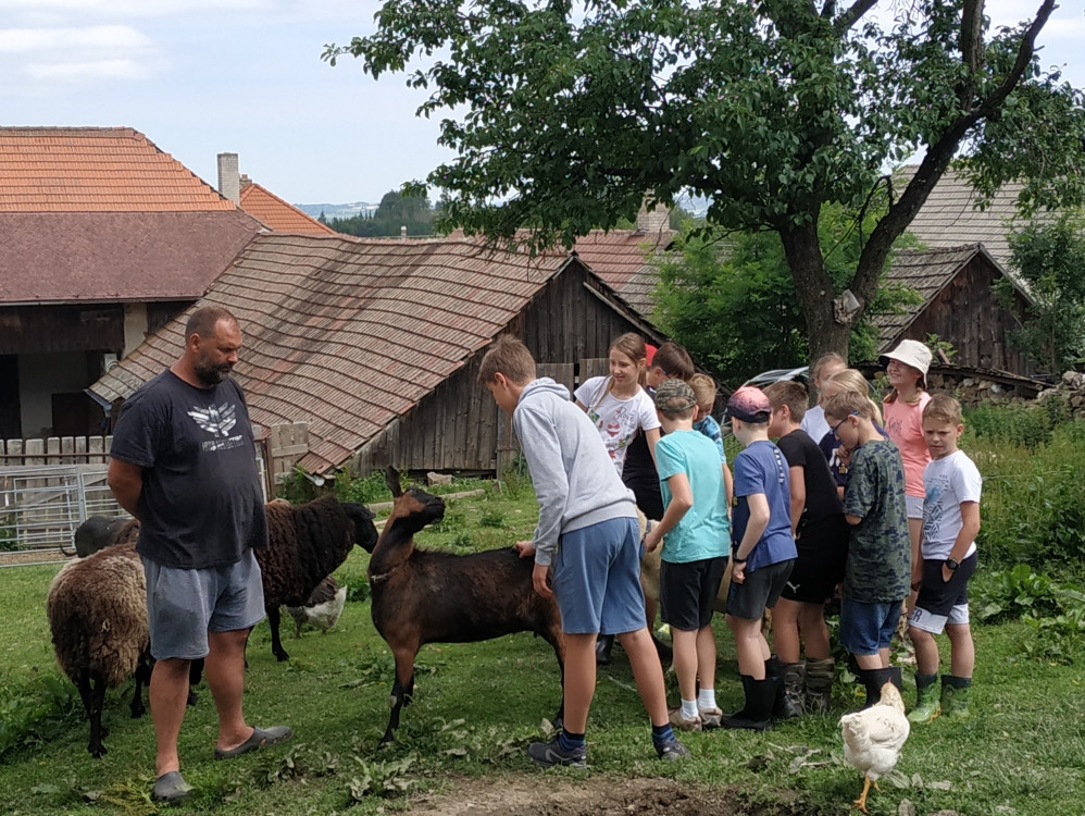 Dětství na statku (výlet 5. B do Zašovic)