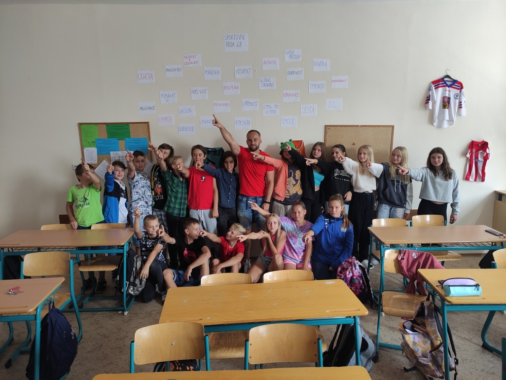 Začátek školního roku nové sportovní třídy 6. B