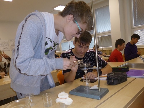 Laboratorní práce osmáků