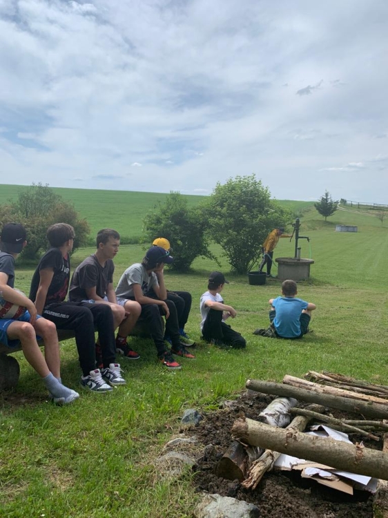 Třídenní nabíjecí výlet 6. B na ranči v Boskovicích 12. 6. – 14. 6. 2023
