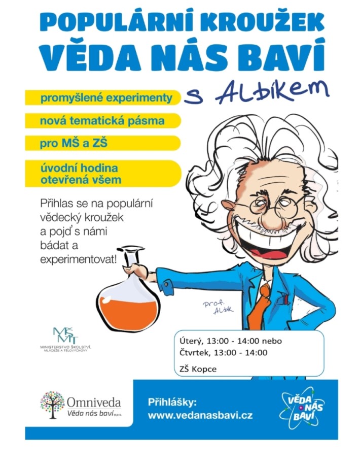 Vědecký kroužek „Věda nás baví“