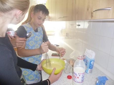 Pč – vaření ve sportovní třídě 7. B